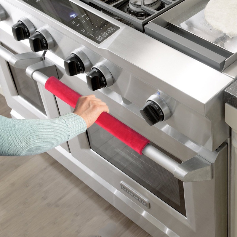 2 szt./zestaw Osłony na klamki – Kitchen Appliances Red Knobs recenzja i cena