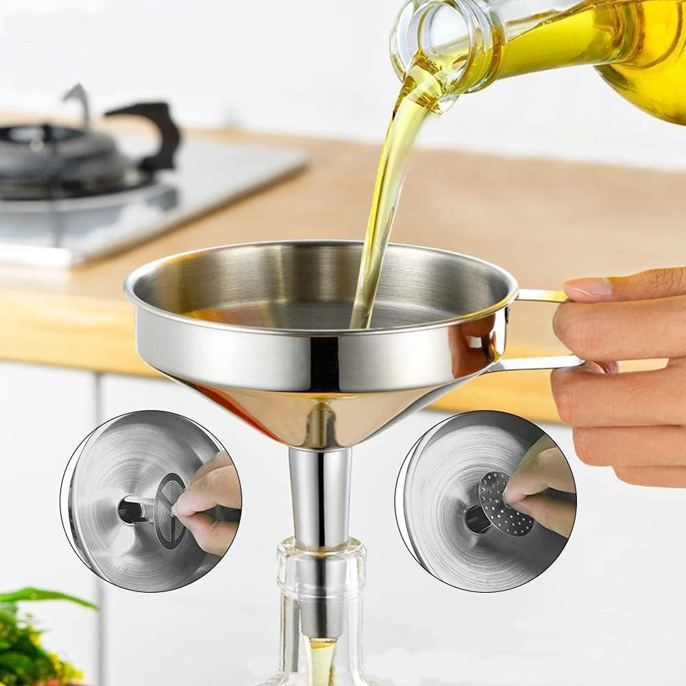 1 szt. Stalowy lejek do oleju  – Kitchen Appliances On Sale recenzja i cena