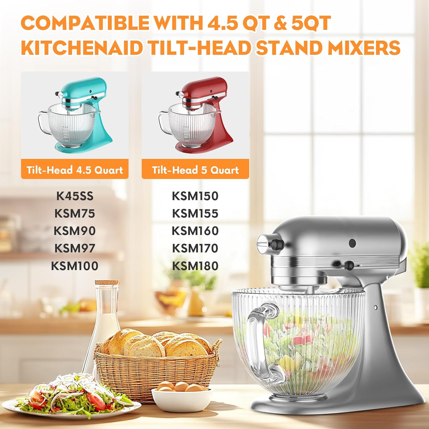 Szklana miska GVODE do miksera – Kitchen Appliances Kitchenaid recenzja i cena